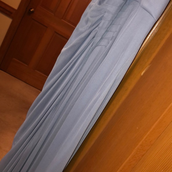 Slate Blue long evening dress - Picture 3 of 5